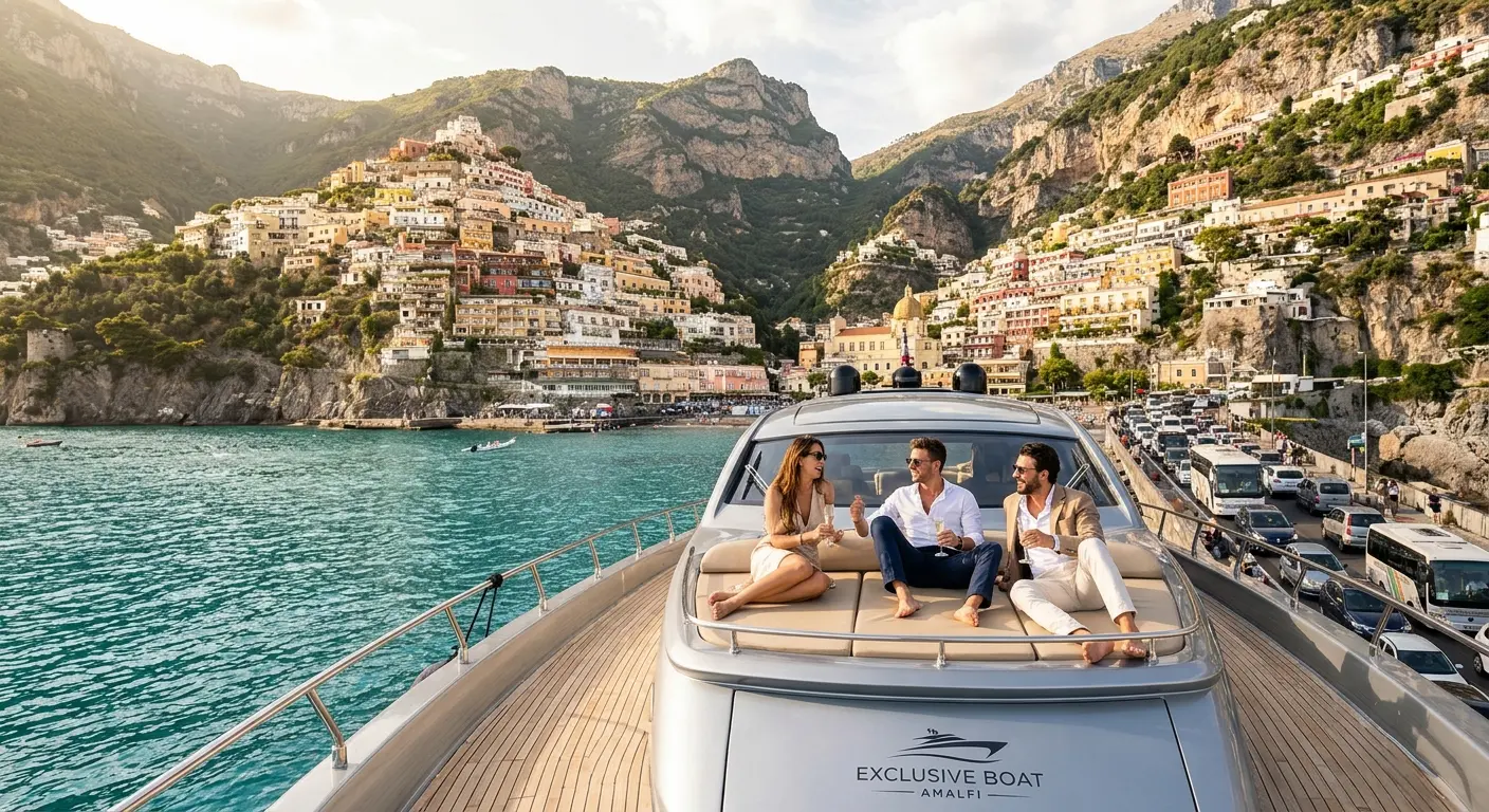 Amalfi Coast by Boat vs. By Road: Why a Private Yacht Charter Wins